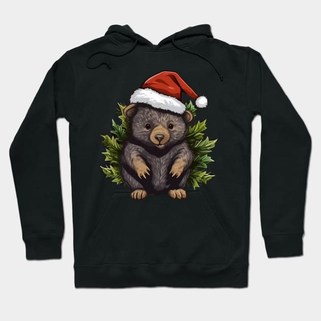 Wombat Christmas Hoodie by JH Mart